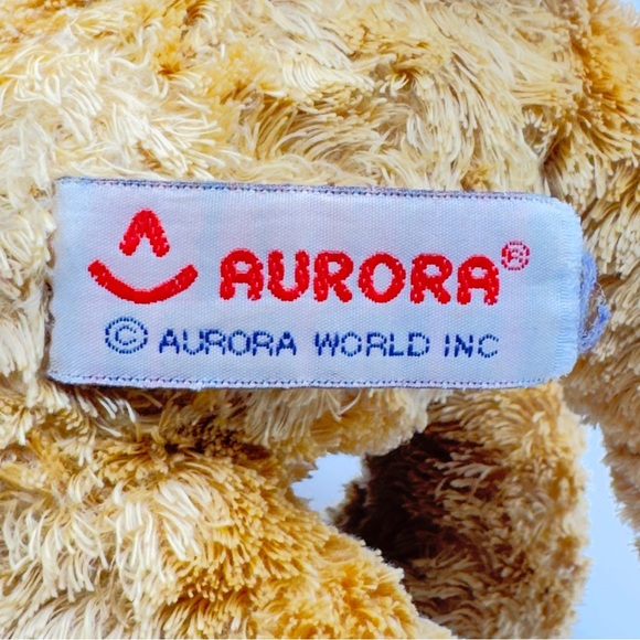 🧸 3/$15 | Aurora Plush Tan Puppy Dog Stuffed Animal – Floppy Ears - Picture 10 of 11